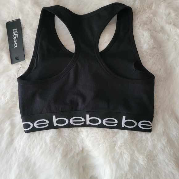 💕BEBE SPORT SEAMLESS RACER BACK SPORT BRA SIZE S - Picture 6 of 7